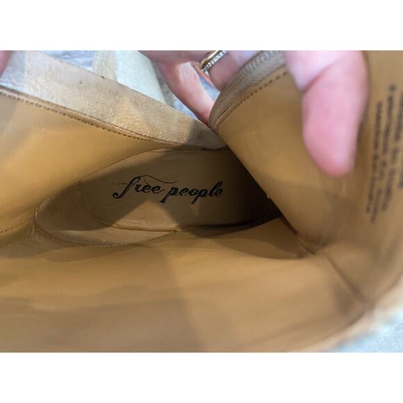 Free People Boots EU Size 37 US 6.5 Barclay Leather Snake Western Ankle Booties - Picture 8 of 13